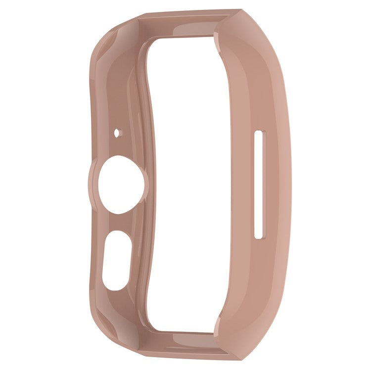 For Oppo Watch 3 Pro PC Watch Case Shockproof Protective Cover with Screen Protector - Pink