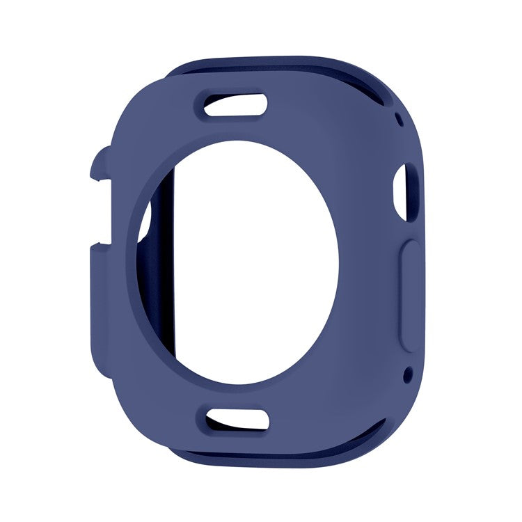 For Apple Watch Ultra 2 49mm / Ultra 49mm Candy Color Soft TPU Watch Case Precise Cutouts Protective Cover Frame - Sapphire