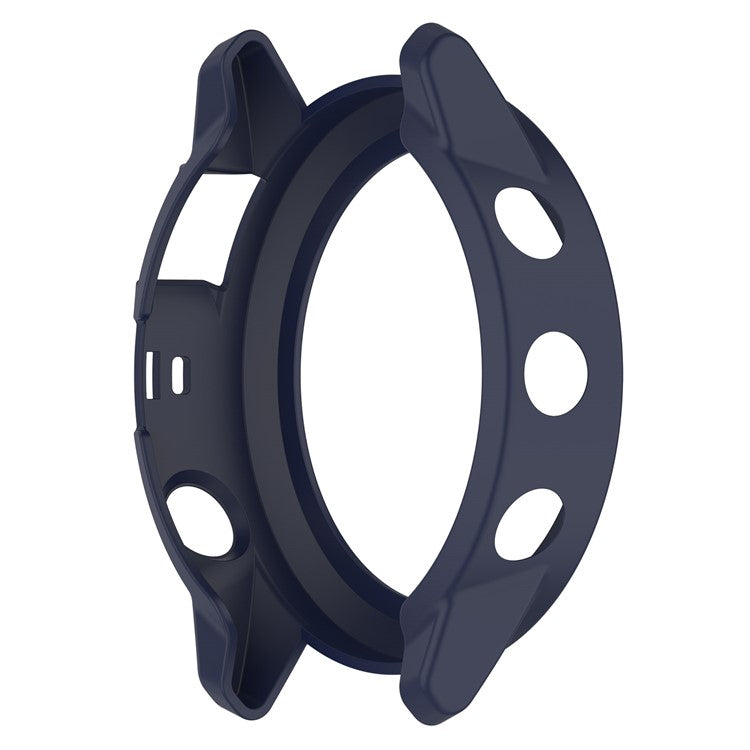 For Garmin MARQ (Gen 2) Anti-scratch Watch Case PC Protective Frame with Scale - Midnight Blue
