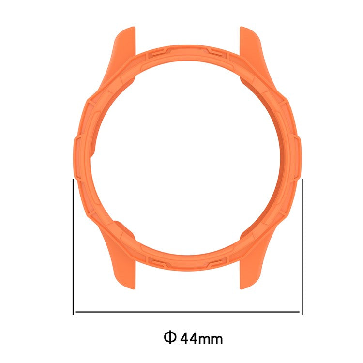 For Garmin vivomove Trend Drop-proof TPU Watch Case Hollow Bumper Frame Cover - Midnight Blue
