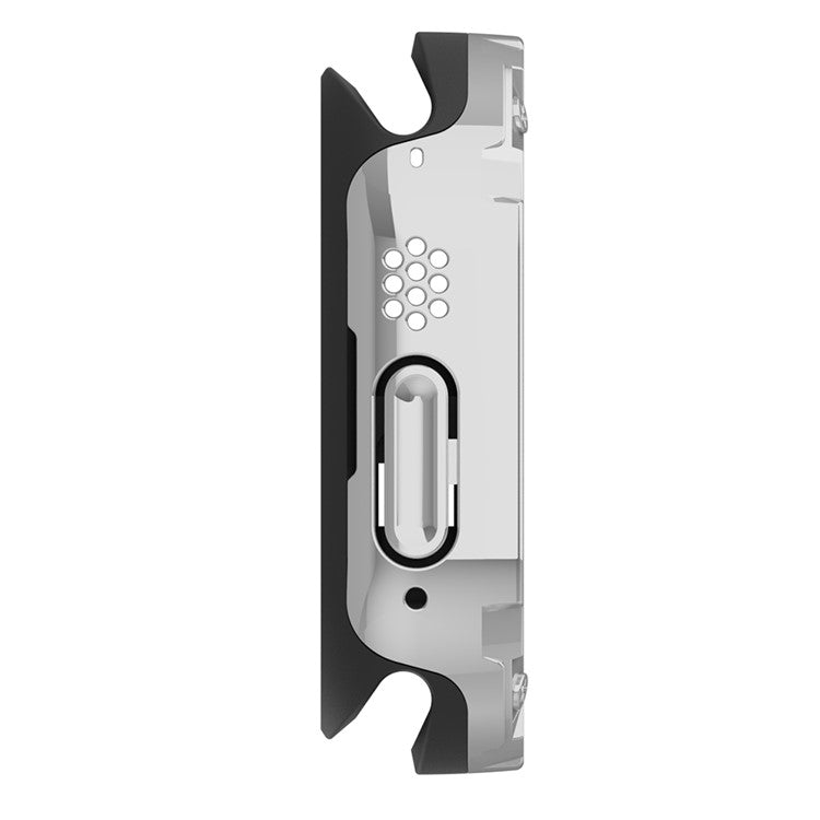 For Apple Watch Ultra 2 49mm / Ultra 49mm TPU+PC Watch Case Shockproof Protective Watch Frame Cover - Silver
