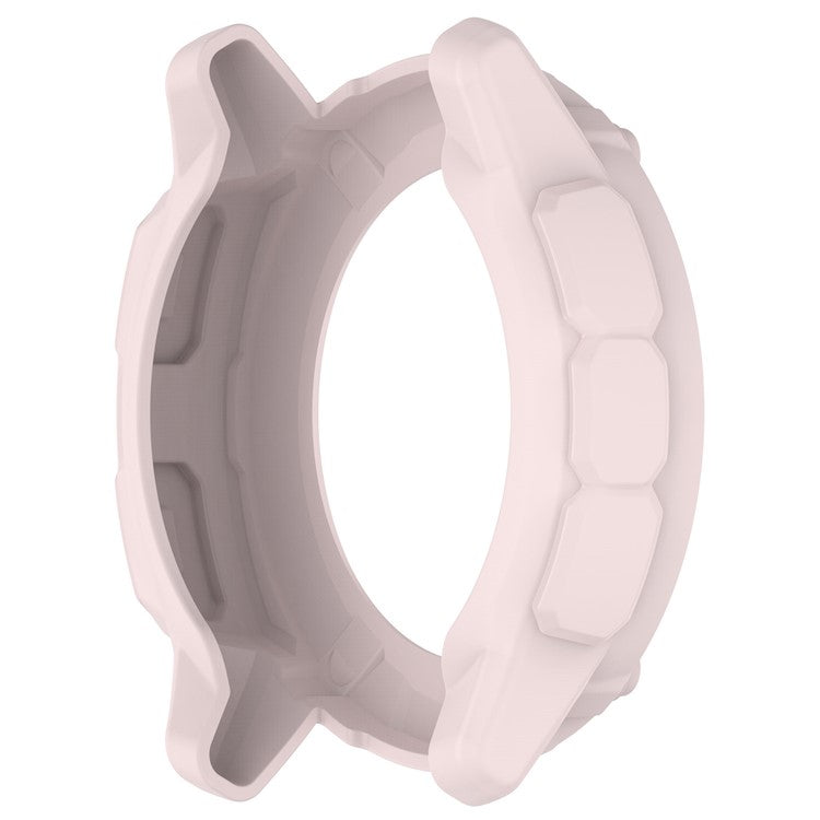 Anti-Fall TPU Hollow Cover for Garmin Instinct 2X Quick Release Sports Watch Case Cover - Light Pink