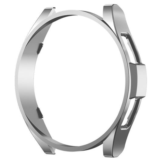 For Samsung Galaxy Watch6 44mm Anti-collision Matte Watch Case PC Hollow Protective Frame - Silver