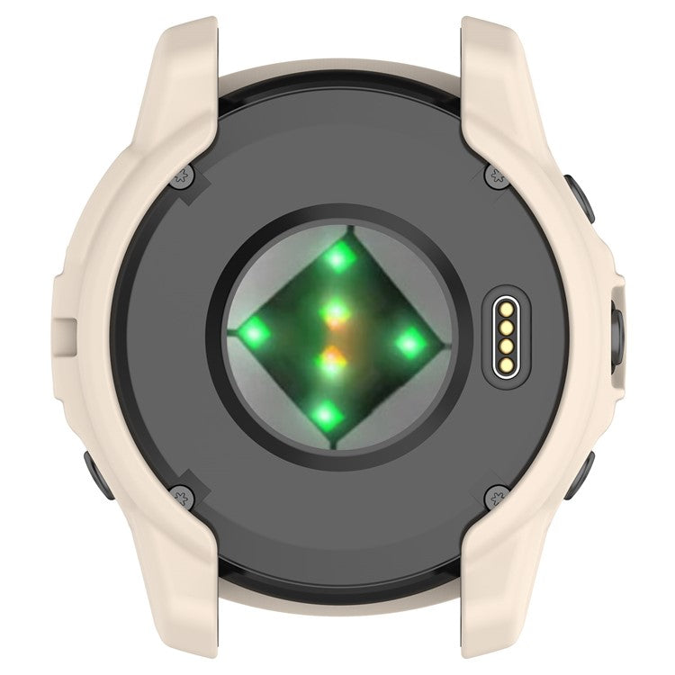 For Garmin epix Pro (Gen 2) 42mm / Fenix 7S Pro / 7S Half Wrapped Protective Case Soft TPU Hollow Watch Cover Frame - Starlight