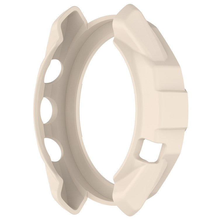 For Garmin Approach S70 42mm Rugged TPU Watch Case Shockproof Hollow Frame Cover - Starlight