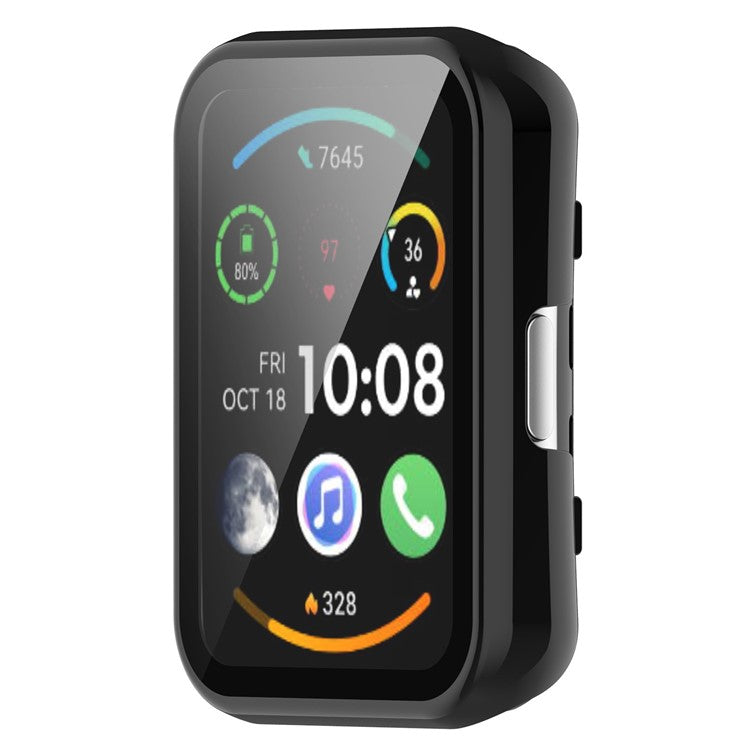 PC Watch Case with HD Screen Protector for Huawei Watch Fit (TIA-B09 / TIA-B19) / Watch Fit Special Edition (B39) / Watch Fit New - Black