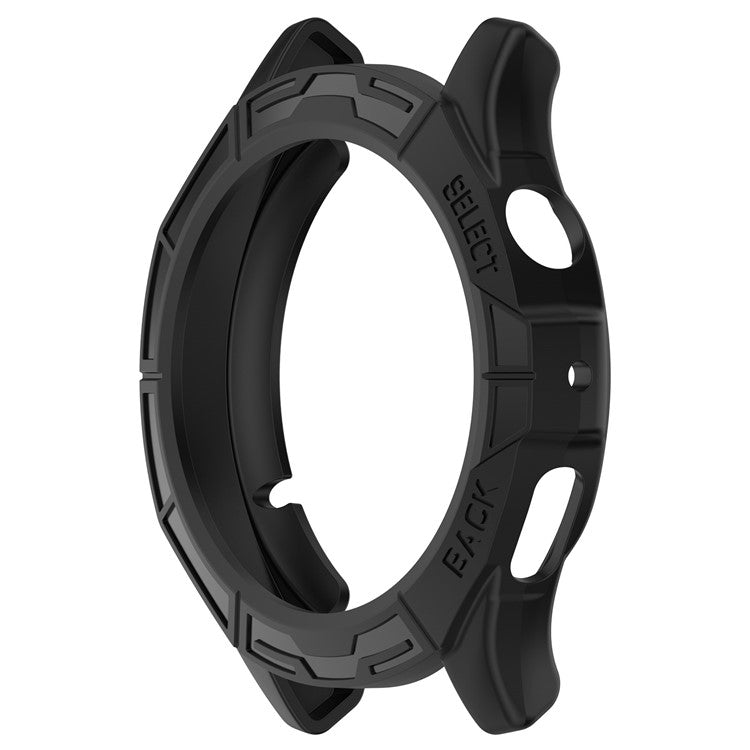 Watch Case for Huami Amazfit Cheetah / Amazfit Cheetah Pro , Rugged TPU Hollow Frame Cover - Black