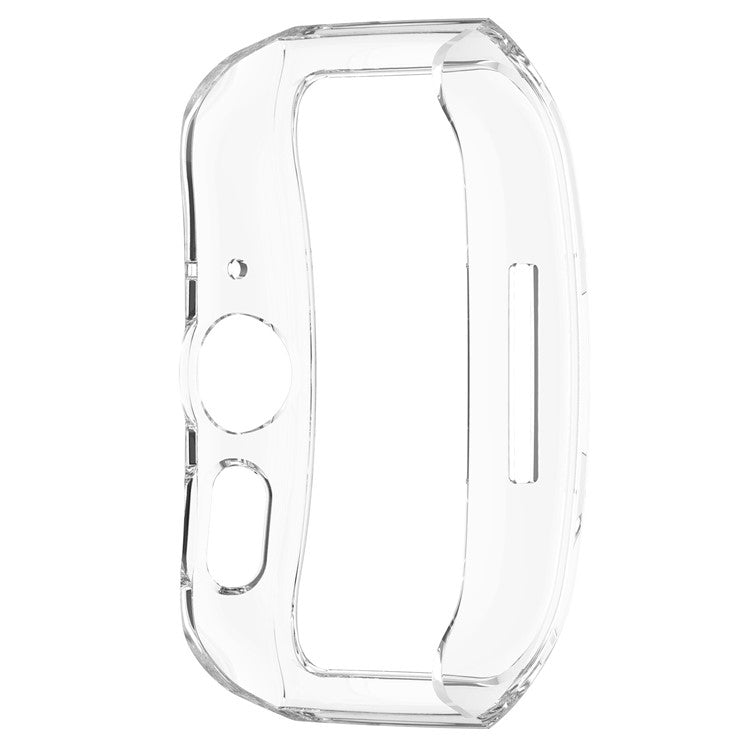 For Oppo Watch 4 Pro / Watch 3 Pro Protective Case Hard PC Hollowed-Out Watch Cover with TPU Hydrogel Film - Transparent White