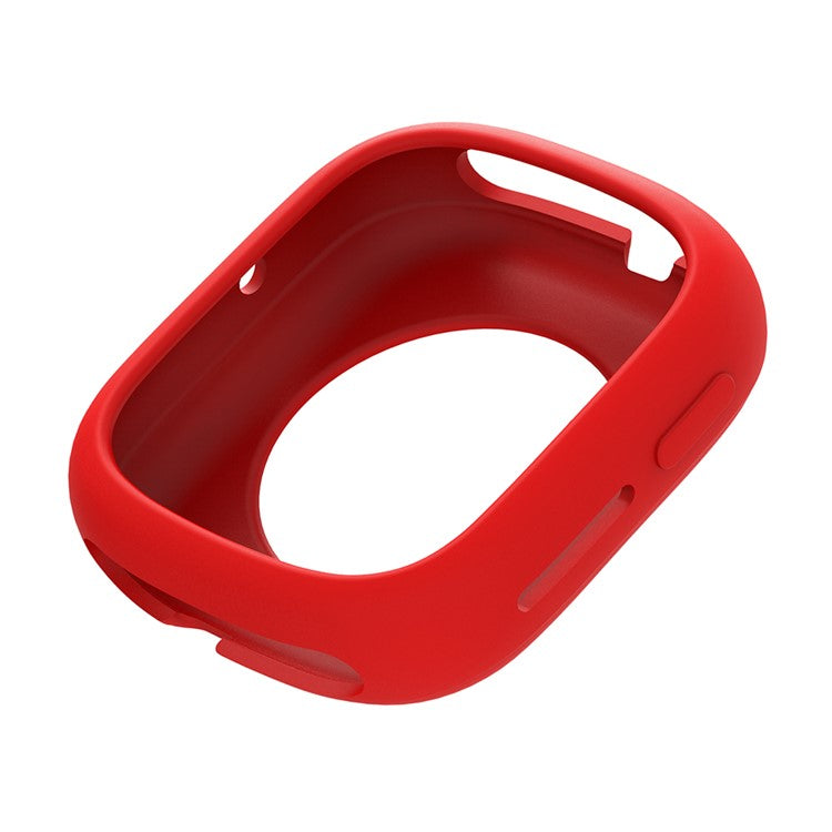 For Honor Watch 4 Silicone Case Protective Bumper Frame Watch Cover - Red