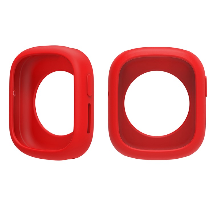 For Honor Watch 4 Silicone Case Protective Bumper Frame Watch Cover - Red