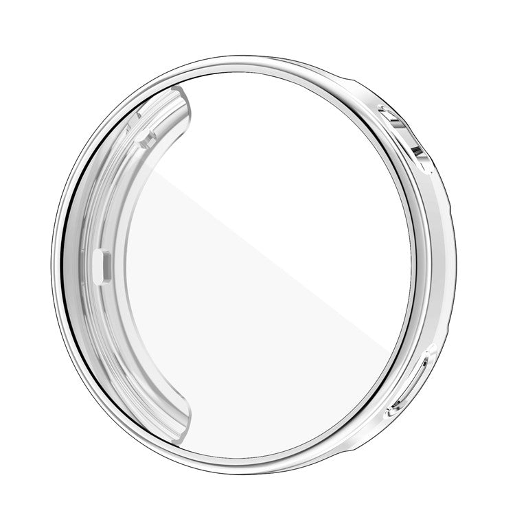 For Huawei Watch GT 4 41mm Watch Protector Electroplating Full Coverage TPU Watch Cover - Silver