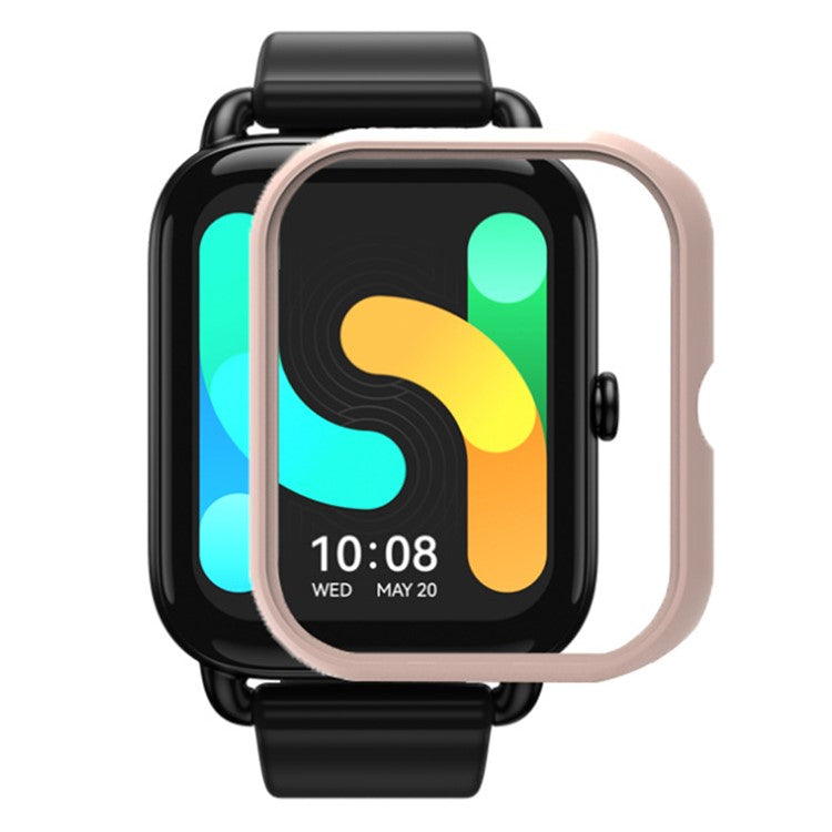 For Haylou RS4 / RS4 Plus Protective Cover Smartwatch PC Half Wrapped Watch Shell - Pink