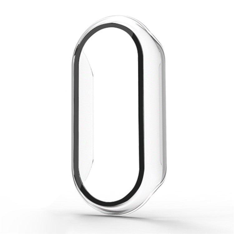 For Xiaomi Smart Band 8 / Band 8 NFC Protective Case Full Cover PC Watch Cover with Screen Protector - Transparent