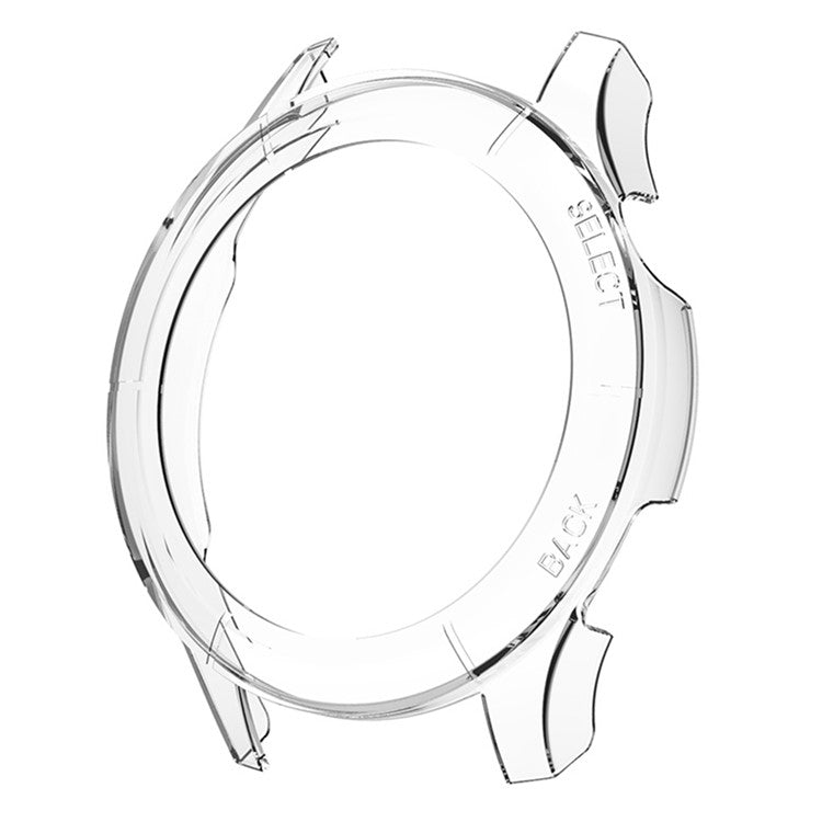 For Huami Amazfit Cheetah Pro Frame PC Cover Watch Protector - Transparent