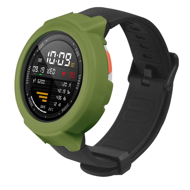 For Huami Amazfit Verge / Verge Lite Hard PC Frame Protective Bumper Shell Case - Army Green