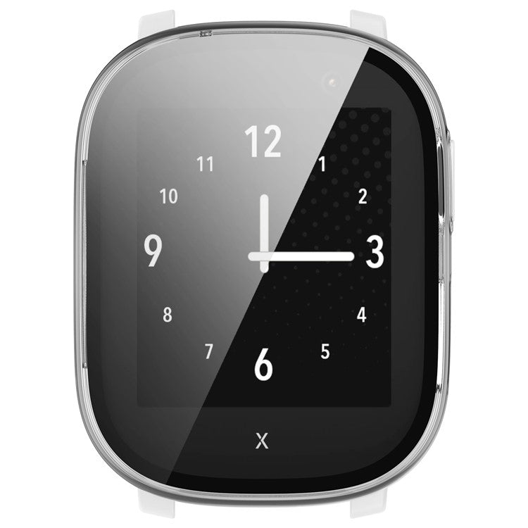 Watch Case for Xplora X6 Play Hard PC Cover with Tempered Glass Screen Protector - Transparent