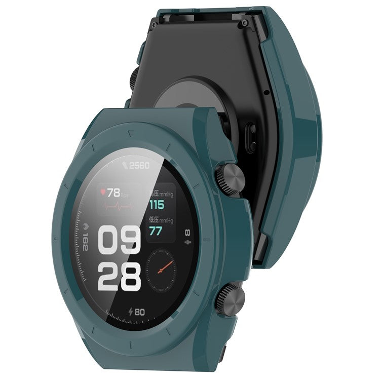 Protective Cover for Xiaomi Watch H1 Hard PC Watch Case with Tempered Glass Screen Protector - Green