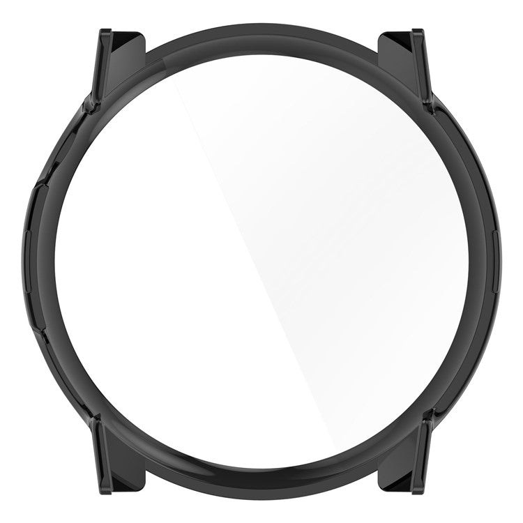 For Coros Pace 3 Protective Case Hard PC Watch Cover with Tempered Glass Screen Protector - Black