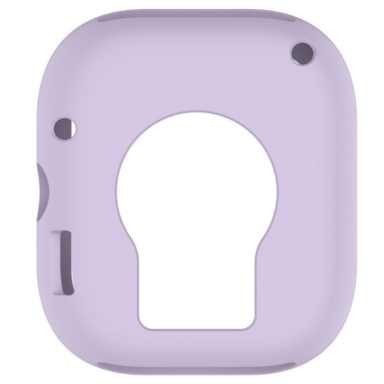 For Xiaomi Redmi Watch 4 Silicone Protective Cover Scratch-Resistant Watch Case - Purple