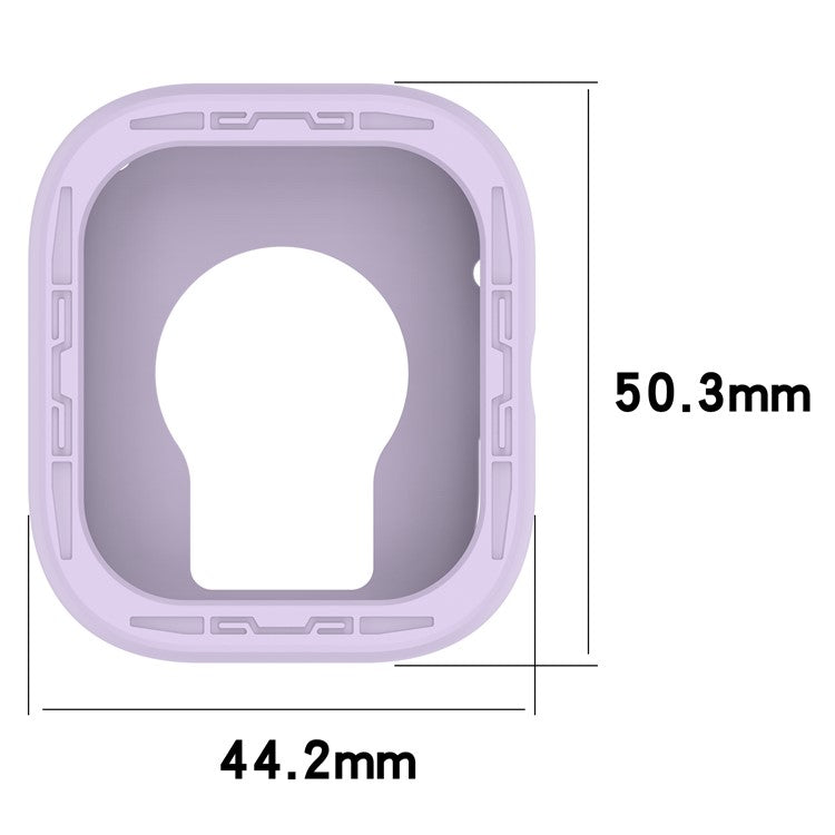 For Xiaomi Redmi Watch 4 Silicone Protective Cover Scratch-Resistant Watch Case - Purple