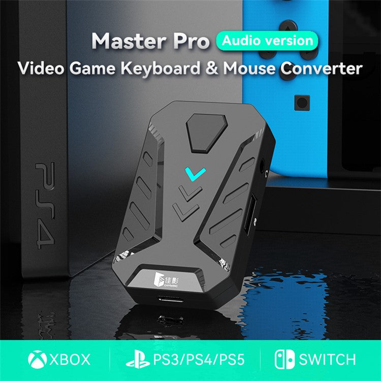 GAMWING Mix Master Pro Gaming Mouse + Keyboard + Converter Combo Pack