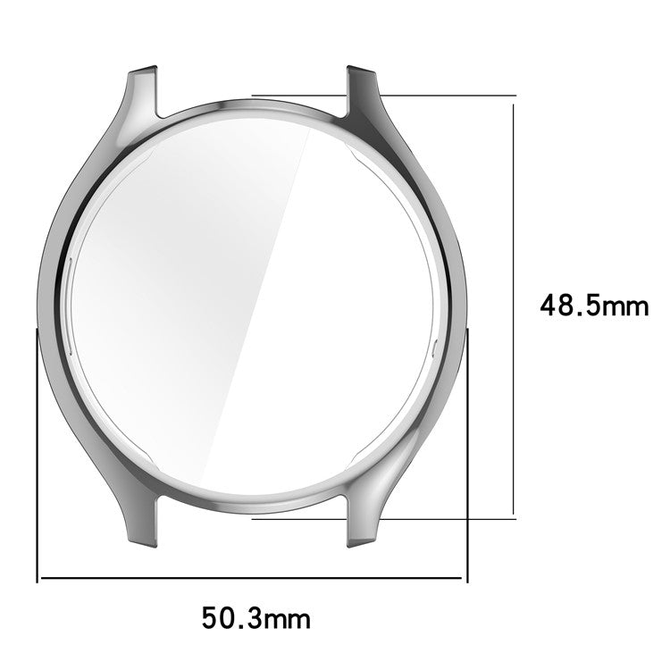 For Xiaomi Watch 2 Electroplated TPU Watch Case Full Coverage Protective Cover - Gold