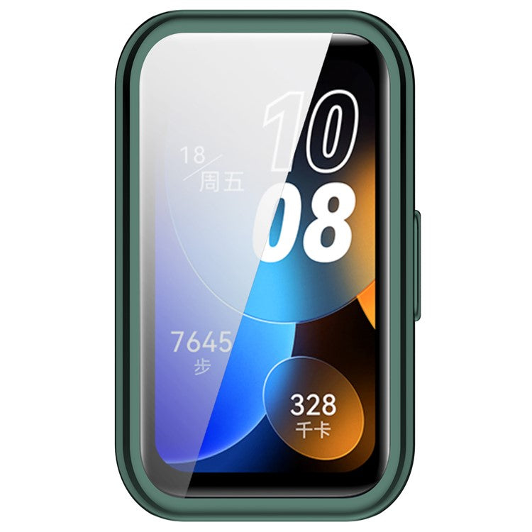 For Huawei Band 9 / 9 NFC / 8 / 8 NFC TPU Watch Protective Case Electroplating Full Coverage Shell - Green