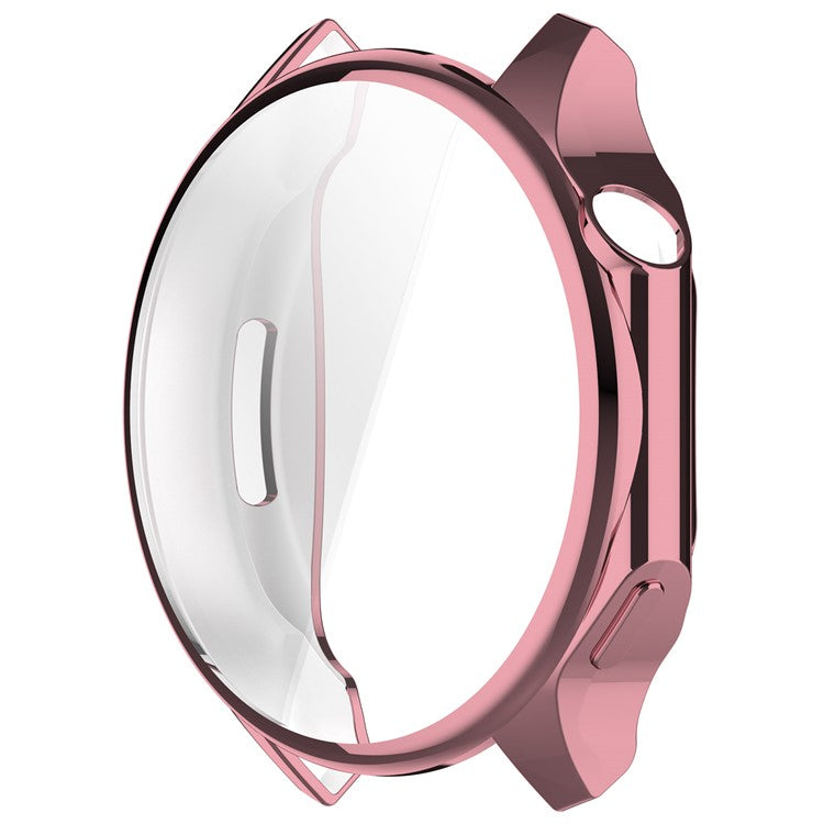 For Oppo Watch X / OnePlus Watch 2 Case Full Coverage Electroplating TPU Watch Cover - Pink