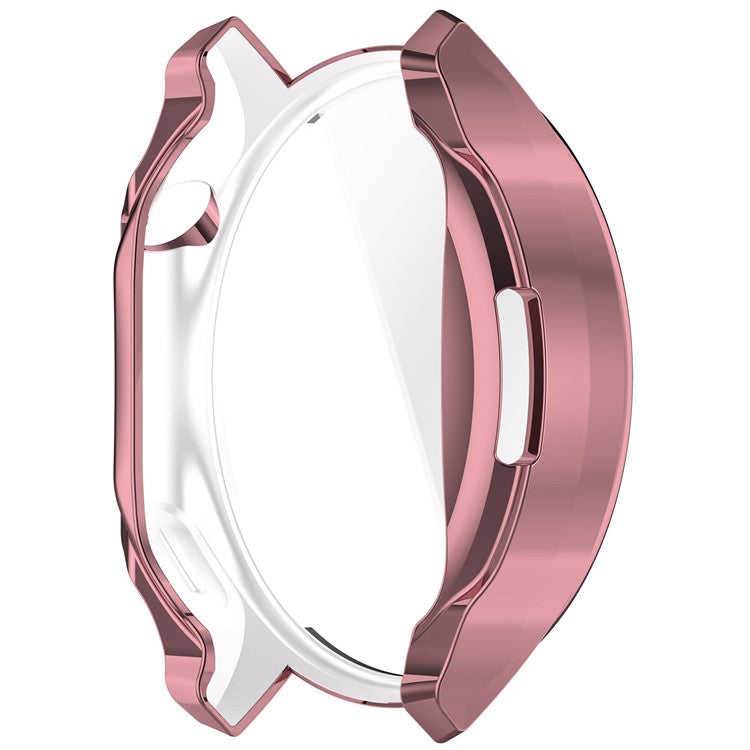 For Oppo Watch X / OnePlus Watch 2 Case Full Coverage Electroplating TPU Watch Cover - Pink