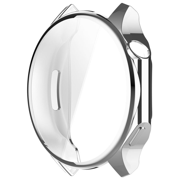 For Oppo Watch X / OnePlus Watch 2 Case Full Coverage Electroplating TPU Watch Cover - Silver