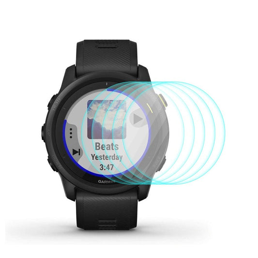5Pcs / Set ENKAY HAT PRINCE 0.2mm 9H 2.15D Arc Edge Tempered Glass Watch Screen Film for Garmin Forerunner 745