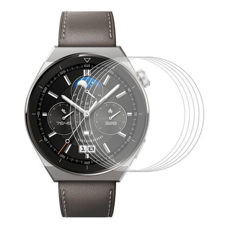 ENKAY HAT PRINCE 5Pcs For Garmin Forerunner 165 / 165 Music Screen Protector 0.2mm 9H Ultra Clear Watch Film