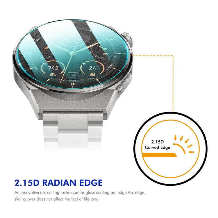 ENKAY HAT PRINCE 5Pcs For Garmin Forerunner 165 / 165 Music Screen Protector 0.2mm 9H Ultra Clear Watch Film
