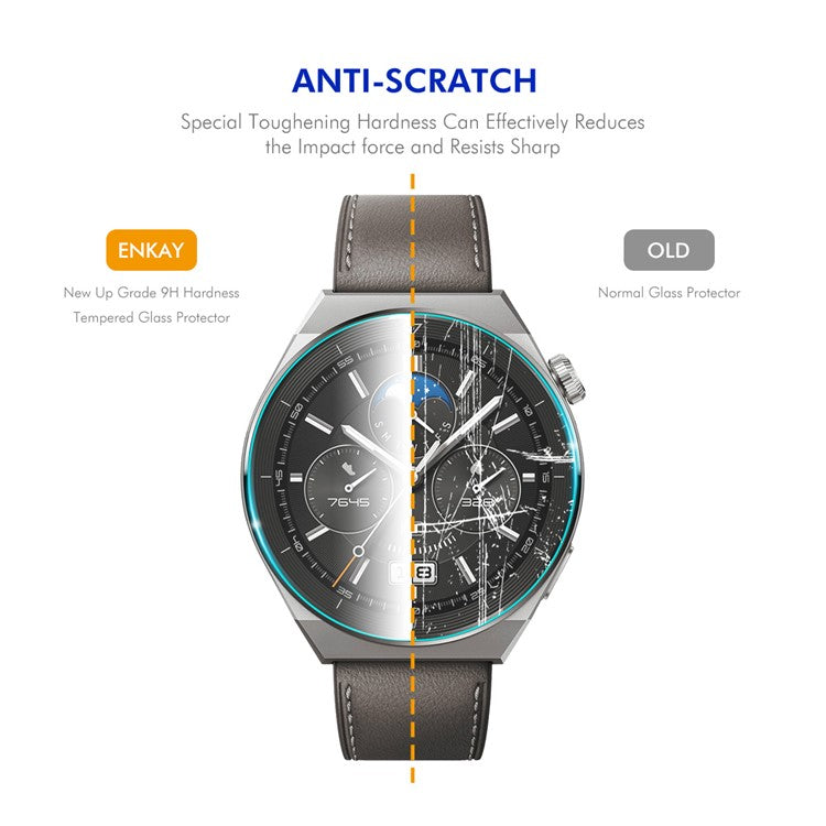 ENKAY HAT PRINCE 5Pcs For Garmin Forerunner 165 / 165 Music Screen Protector 0.2mm 9H Ultra Clear Watch Film