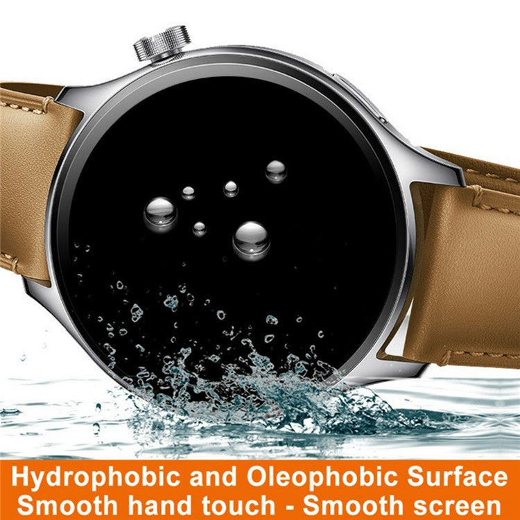 IMAK For Huawei Watch GT 5 46mm Screen Protector Anti-Scratch PMMA Watch Film (Colorful Edge)