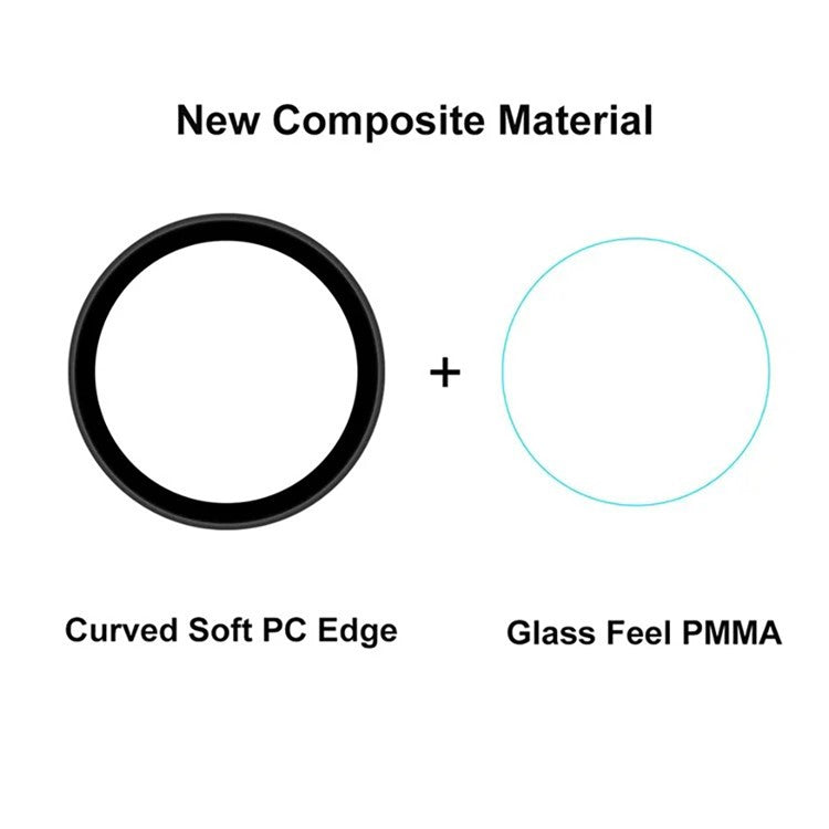 WANLONFENG Screen Protector For Samsung Galaxy Watch4 44mm 3D Curved Edge PMMA Soft Film
