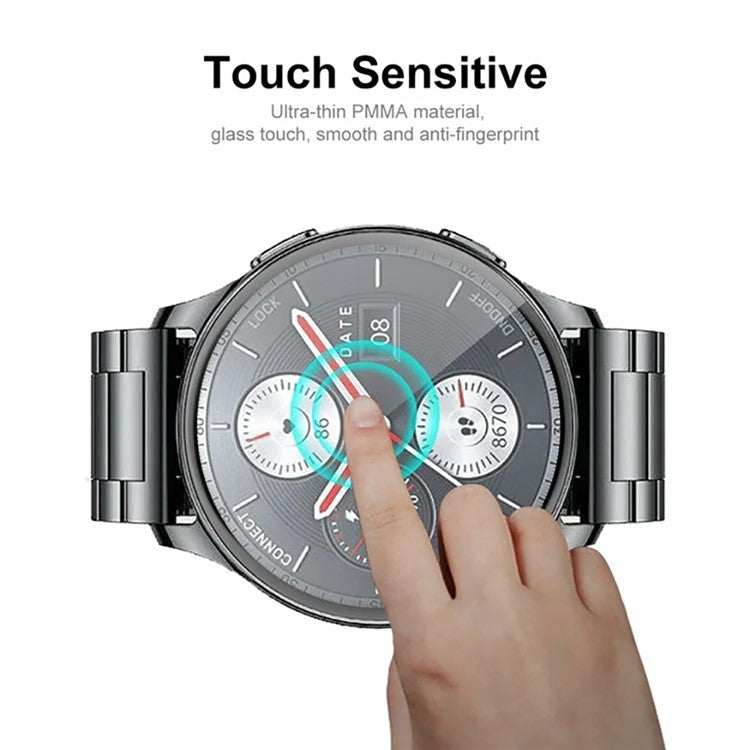 WANLONFENG Screen Protector For Huami Amazfit Pop 3R 3D Curved Edge PMMA Soft Film