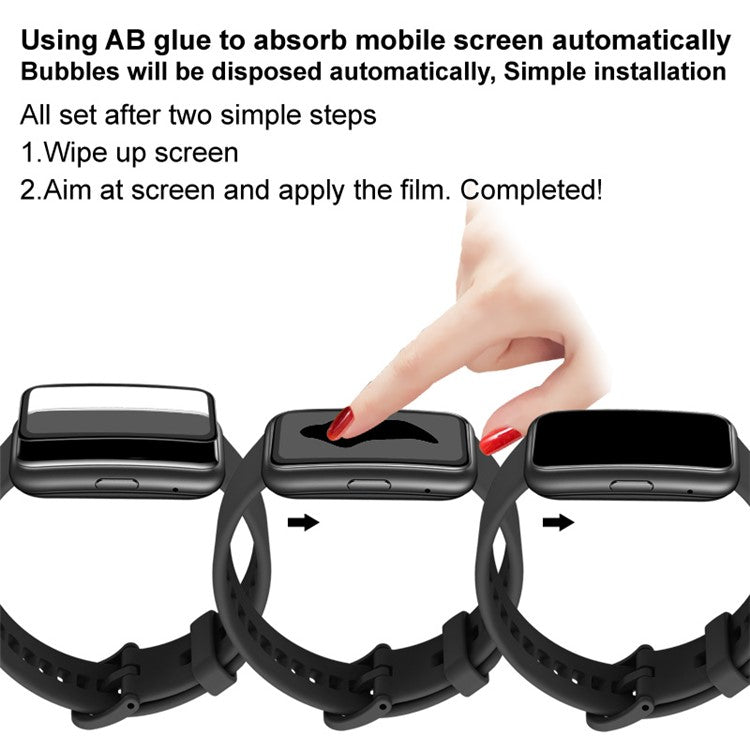 IMAK for Apple Watch Series 9 / 8 / 7 41mm High Definition Anti Scratch Full Size PMMA Glass Screen Protector