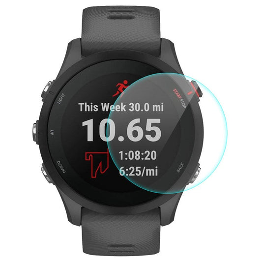 ENKAY HAT PRINCE For Garmin Forerunner 255 Watch Screen Protector 0.2mm Full Glue 9H Hardness High Aluminum-silicon Glass Film