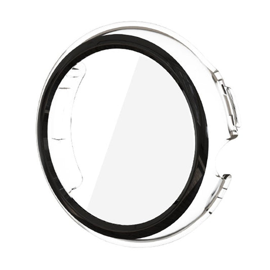 For Google Pixel Watch 2 / Pixel Watch Hard PC Watch Case Tempered Glass Screen Protector Drop-proof Protective Cover - Transparent