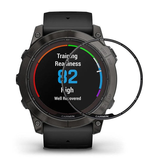 ENKAY HAT PRINCE For Garmin Fenix 7S Pro Screen Protector Touch Sensitive 3D Curved Soft PC Edge + PMMA Film