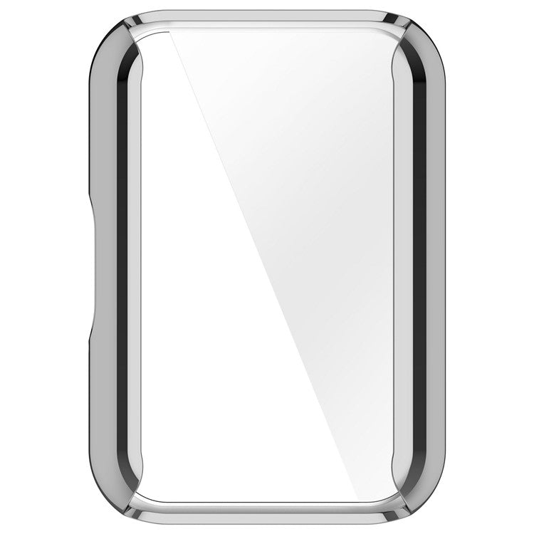 For Samsung Galaxy Fit3 Soft TPU Protective Cover All-inclusive Electroplating Watch Case - Silver