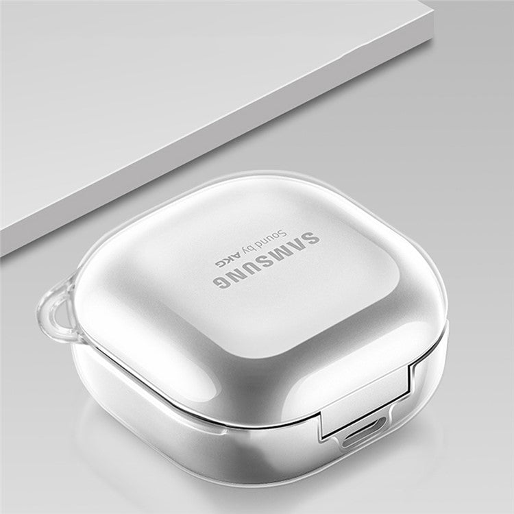 Drop Resistant Hard PC Case for Samsung Galaxy Buds Live / Buds Pro / Buds 2 / Buds 2 Pro  - Transparent