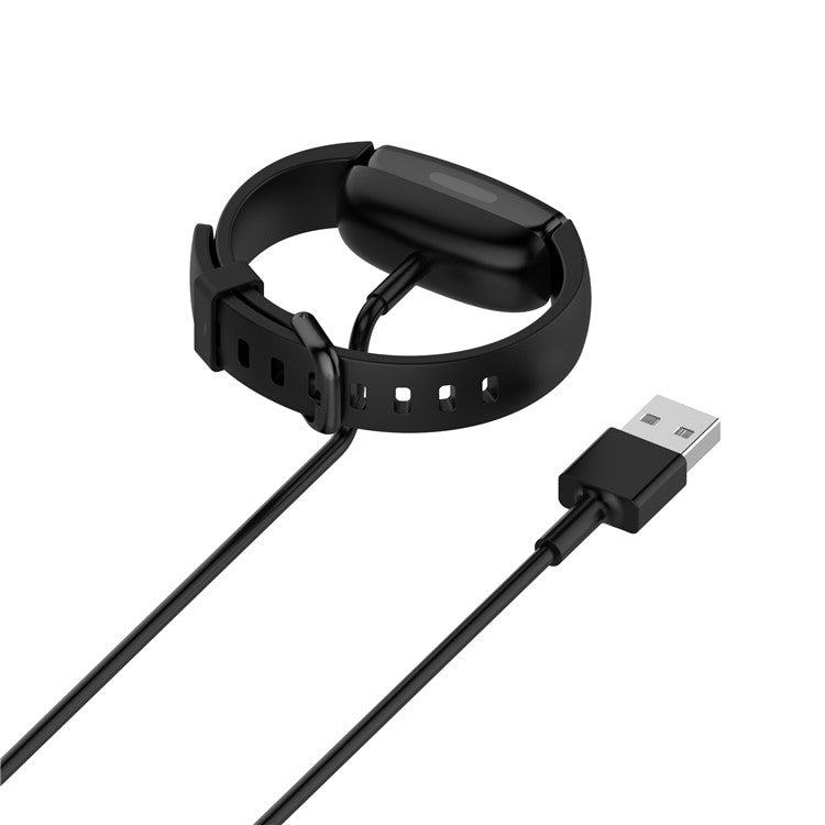 30cm USB Charging Cable Cord Charger Dock for Fitbit Inspire 2 Smart Watch Wristband