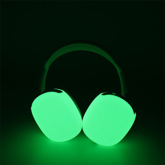 Drop Proof Silicone Protective Case for AirPods Max 2024 (USB-C) / Max Dustproof Cover - Luminous Green