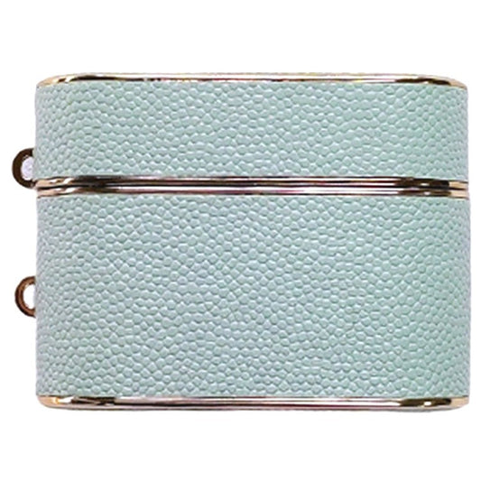 For AirPods Pro 2 Column Shape Bluetooth Earphone Cover Leather Texture TPU + PC Anti-drop Case - Green