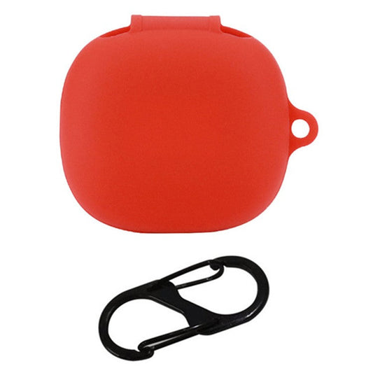 For Anker Soundcore P25i Silicone Cover Bluetooth Earphone Anti-scratch Sleeve with Anti-lost Buckle - Red