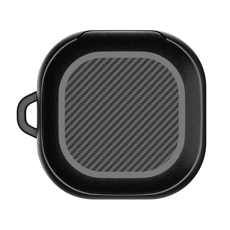Anti-lost Wireless Earphones Protective Cover Case Charging Box for Samsung Galaxy Buds Pro / Live - Black