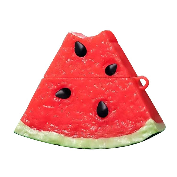 No.7 Silicone Cover for Apple AirPods with Wireless Charging Case (2019) / AirPods with Charging Case (2019) / (2016) - Watermelon