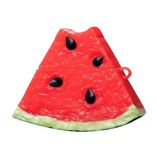 No.7 Silicone Cover for Apple AirPods with Wireless Charging Case (2019) / AirPods with Charging Case (2019) / (2016) - Watermelon
